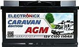 AGM Batterie 12v 110Ah Electronicx Caravan Edition