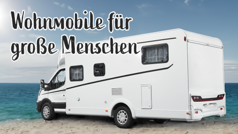Seitenansicht wohnmobil für große menschen