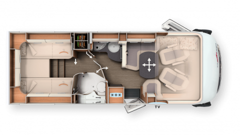 Grundrisszeichnung Carthago 