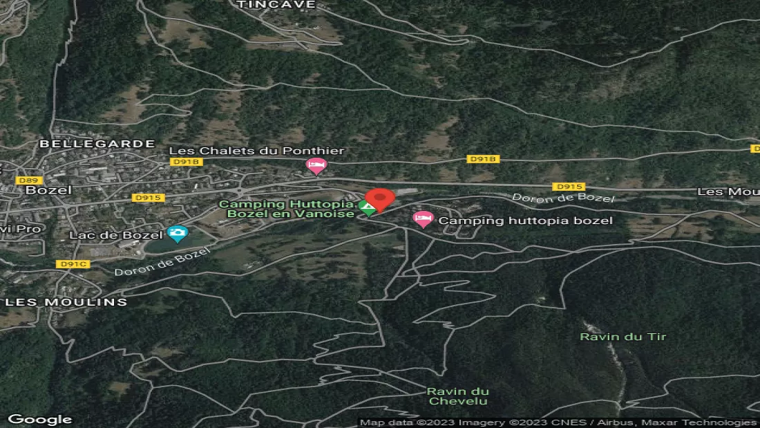 Campingplatz Huttopia Bozel en Vanoise