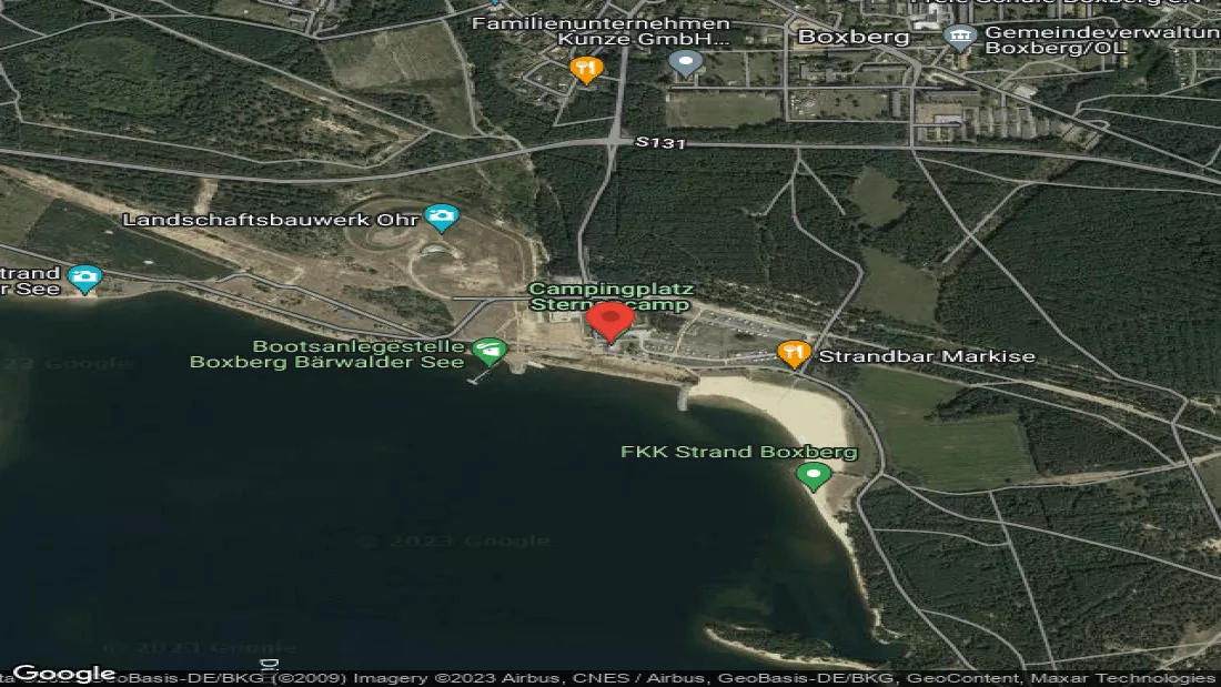 Campingplatz Sternencamp Bärwalder See Sachsen Deutschland