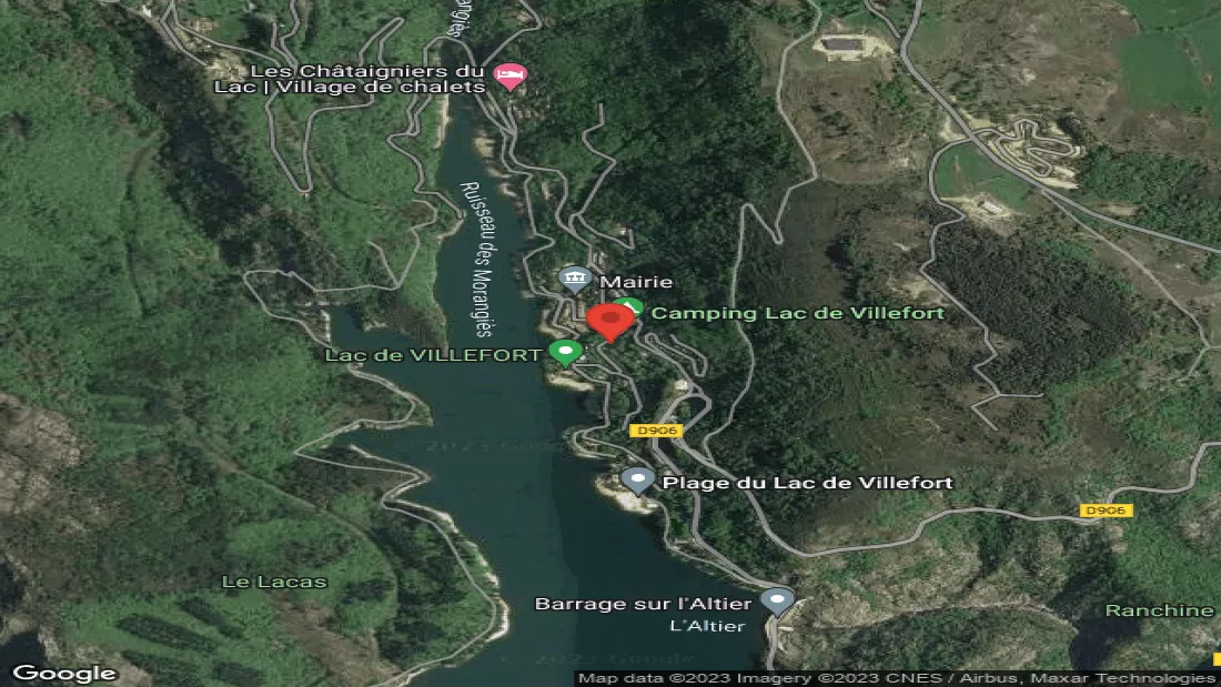 Telkimisala Lac de Villefort