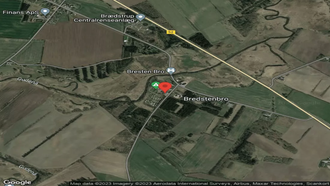 Nometņu vieta Gudenå Nometņu vieta og Kanoudlejning Region Midtjylland Dänemark