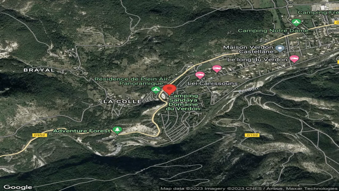 Campsite Sandaya Domaine du Verdon Castellane Provence Alpes Côte d'Azur Frankreich