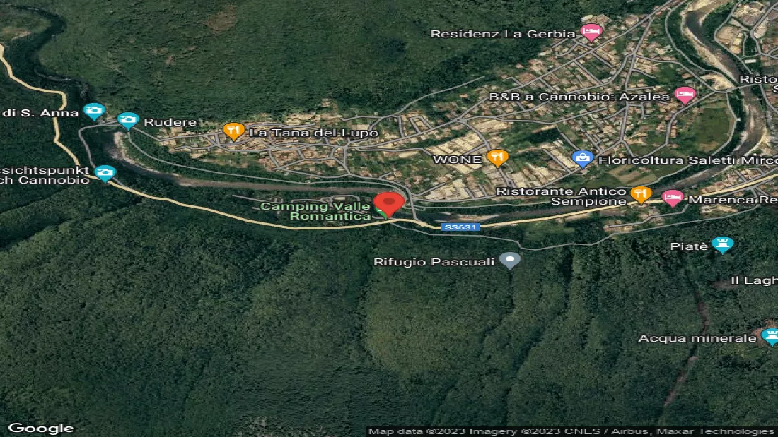 Campsite Valle Romantica Cannobio Piemonte Italien