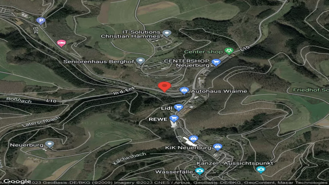 Campingplatz in der Enz Rheinland Pfalz Deutschland