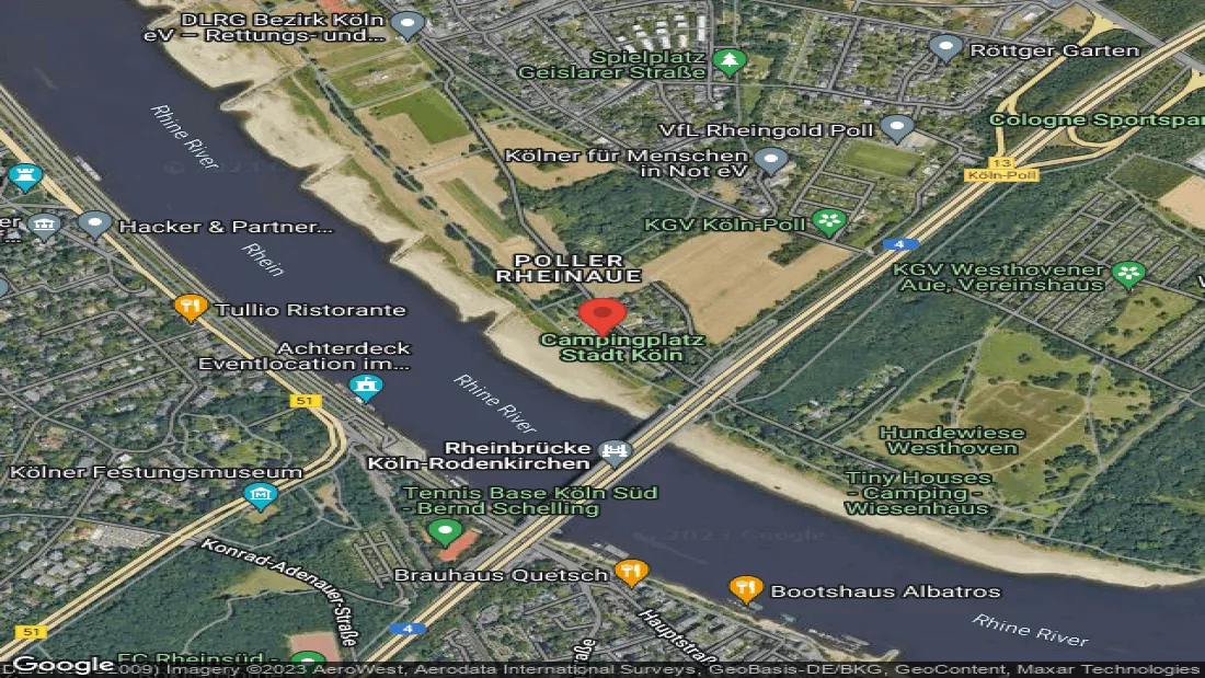 Campingplatz Stadt Köln Nordrhein Westfalen Deutschland