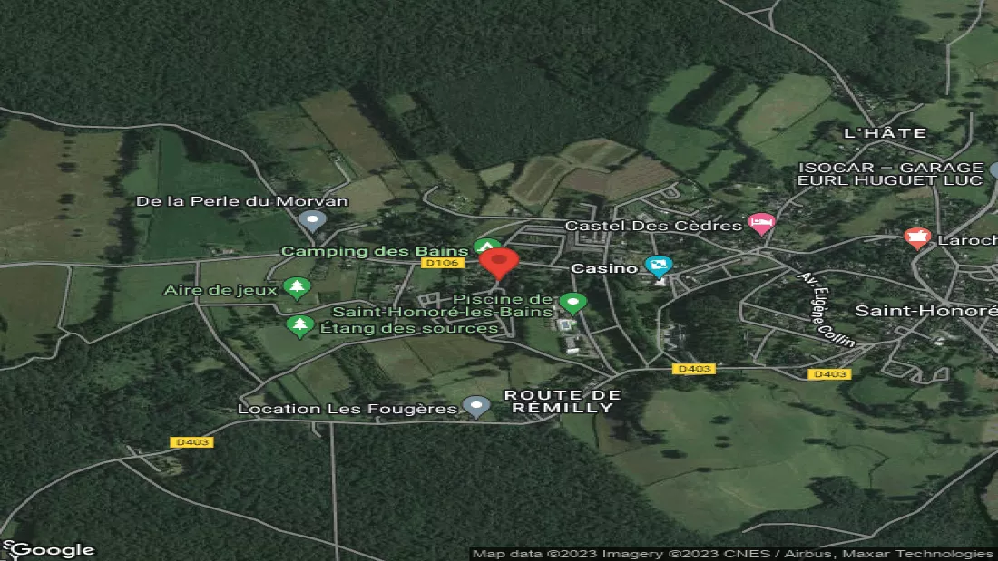 Κατασκήνωση et gîtes des Bains Bourgogne Frankreich