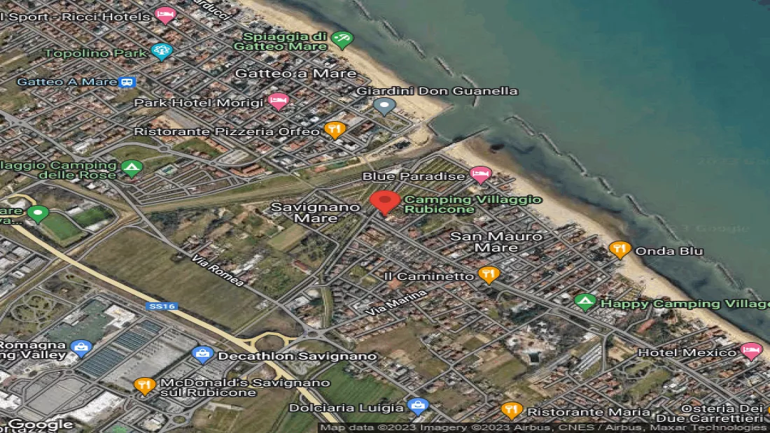 Campingplatz Villaggio Rubicone Emilia Romagna Italien