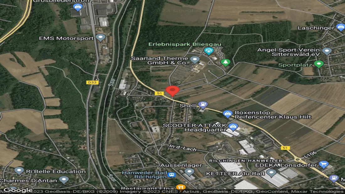 Aire de camping-car Wohnmobilpark hinter der Saarland Therme