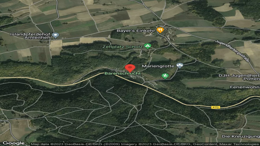 Campsite Bärenschlucht Bayern Deutschland