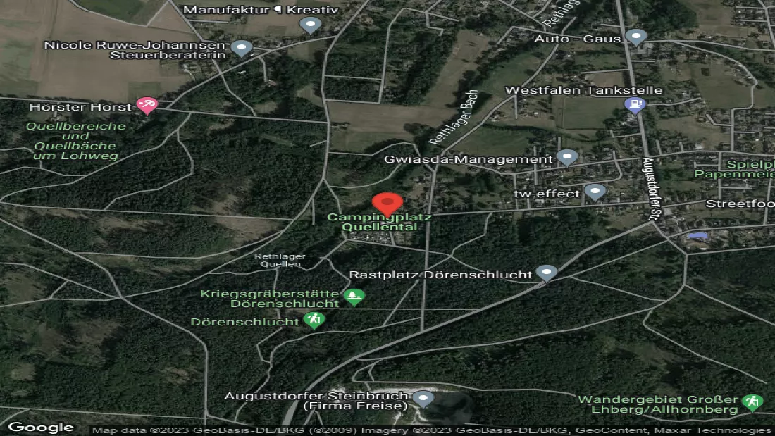 Campingplatz Quellental in Lippe