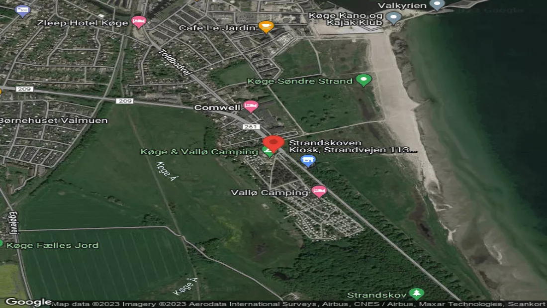 Camping Køge und Vallø Camping Region Seeland Dänemark